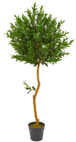 58â€ Olive Topiary Artificial Tree UV Resistant (Indoor/Outdoor)